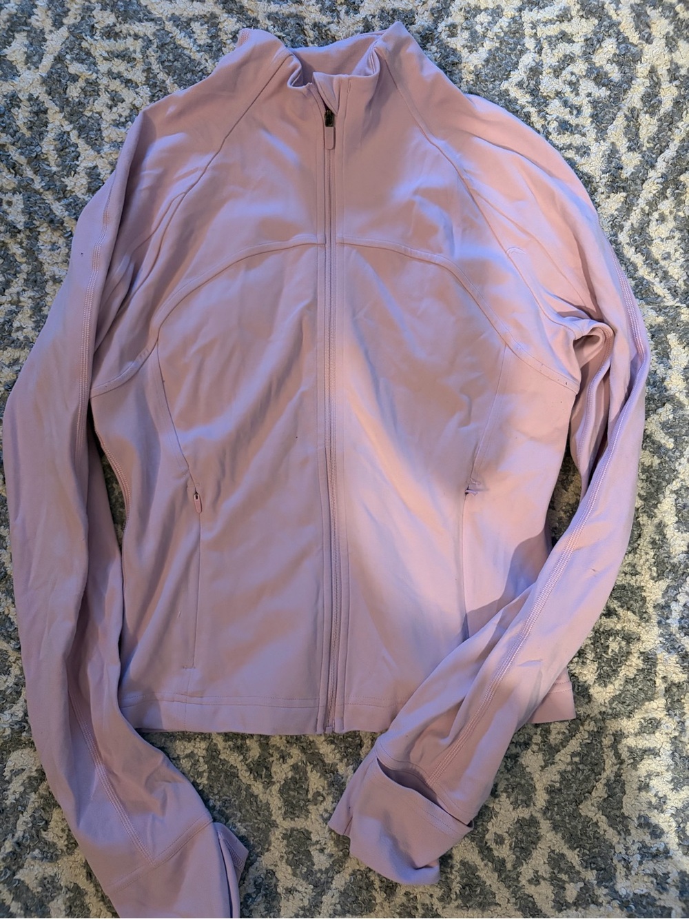 Lululemon Light Pink Cropped Define Jacket